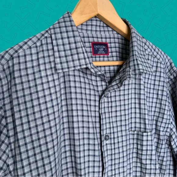 UNTUCKit Plaid Button Down Shirt - Picture 1 of 7
